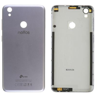 Задняя крышка для TP-Link Neffos C7 TP910A, с боковыми кнопками, оригинал (Cloudy Grey)