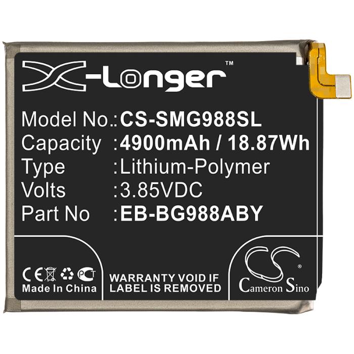 Аккумулятор EB-BG988ABY, Cameron Sino для Samsung Galaxy S20 Ultra G988 (Li-Polymer, 3.85В, 4900mAh) - интернет-магазин запасных частей для телефонов и электроники MaxService