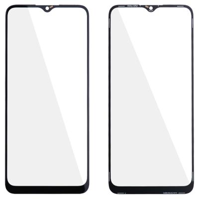 Стекло дисплея для Samsung Galaxy A02s/A03/A03s, без OCA пленки, 164мм, US EU версия (черное)