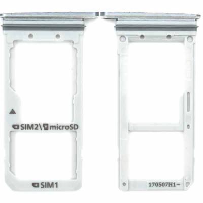 Лоток | Держатель SIM карты для Samsung Galaxy S7, G930, G930FD, оригинал, с разборки (серый)