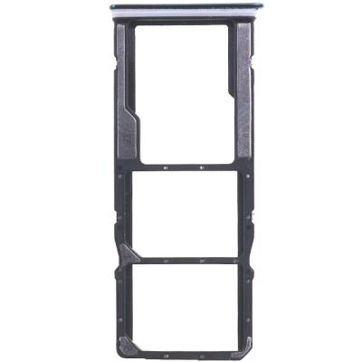 Держатель SIM карты для Xiaomi Redmi Note 10/Note 10 4G, на две SIM-карты (Lake Green)