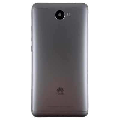 Задняя крышка для Huawei Y7 2017, с боковыми кнопками (серая)