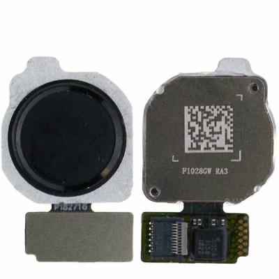 Шлейф для Huawei P Smart+ Plus, INE-LX1, с сканеком отпечатка пальцев (Black)