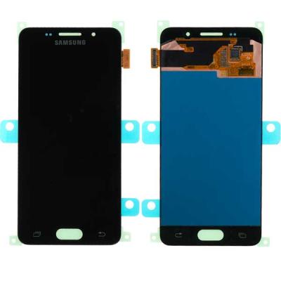 Дисплей для Samsung Galaxy A3 2016, A310, A310F, с сенсорным экраном (оригинал (переклеено стекло), черный)