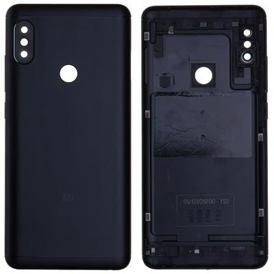 Задняя крышка для Xiaomi Redmi Note 5, с боковыми кнопками (черный)