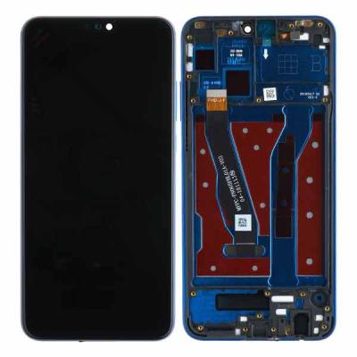 Дисплей для Honor 8X, JSN-L21, с сенсорным экраном (с рамкой, оригинал Китай, Blue)