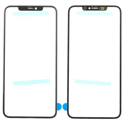 Стекло экрана под переклейку для iPhone 11 Pro Max (1:1 оригинал, черное)