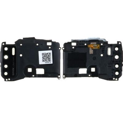 Прижимная планка материнской платы для TECNO Spark 5 Pro, KD7, с стеклом камеры (оригинал (снята с нового телефона), черная)