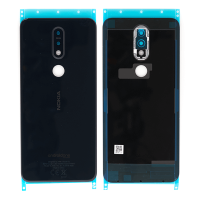 Задняя крышка для Nokia 7.1, TA-1095, 20CTLLW0003 / 20CTLLW0004 (оригинал, черная)