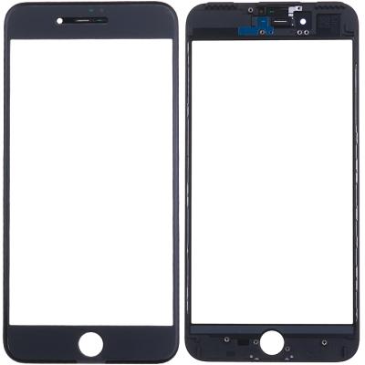 Стекло дисплея для iPhone 7 Plus, с OCA пленкой (черное)
