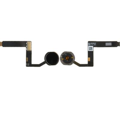 Кнопка HOME для iPad Pro 9.7", A1673, со шлейфом (Black)