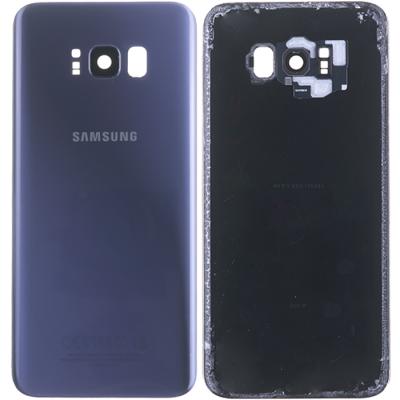 Задняя крышка для Samsung Galaxy S8 Plus G955/S8+ G955, с стеклом камеры, оригинал, с разборки (Orchid Gray)