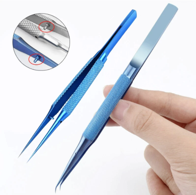 Титановый пинцет 0.1мм для ремонта плат Apple - интернет-магазин запасных частей для телефонов и электроники MaxService