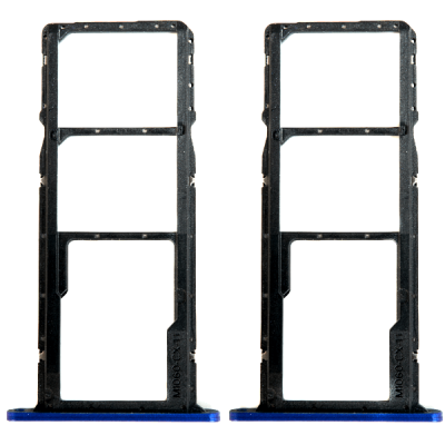 Держатель SIM карты для Huawei Y6 2019, MRD-LX1 (новый, синий)