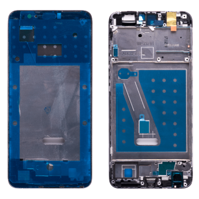 Рамка крепления дисплея для Huawei P Smart 2017, FIG-LX1 (черная)