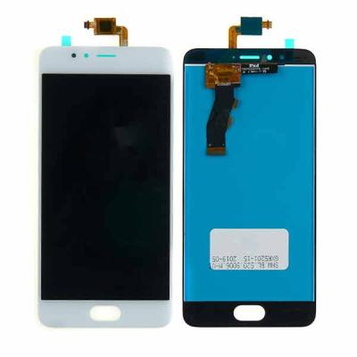 Дисплей для Meizu M5s M612H, с сенсорным экраном (без рамки, белый)