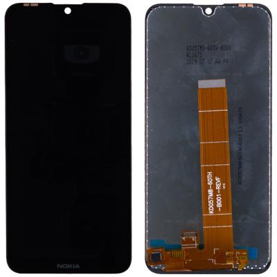 Дисплей для Nokia 2.2, TA-1188, с сенсорным экраном (без рамки, черный)