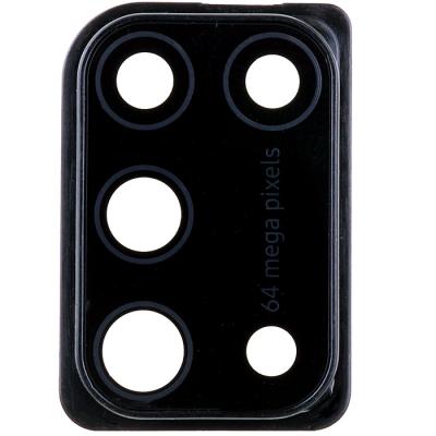 Стекло камеры для Samsung Galaxy M31 M315/M315F (с рамкой, черное)