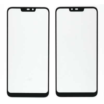 Стекло экрана под переклейку для Asus ZenFone Max M2 (X01AD), ZB633KL, (6,26") (черный)