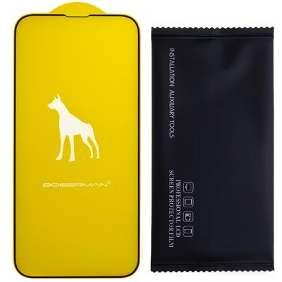 Захисне скло Doberman для iPhone 13/13 Pro, 2.5D, 0.26мм (клей по всій площині) - інтернет-магазин запасних частин для телефонів та електроніки MaxService