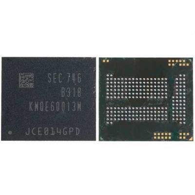 Микросхема памяти Samsung KMQE60013M-B318, 2/16Gb BGA 221, MMC 5.1, REV. 1.8 - интернет-магазин запасных частей для телефонов и электроники MaxService