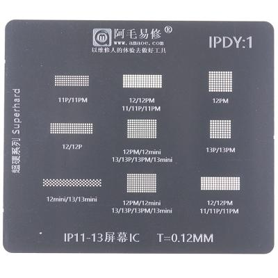 BGA трафарет Amaoe IPDY:1 iPhone 11-13 Pro Max для мікросхеми тачскріну - інтернет-магазин запасних частин для телефонів та електроніки MaxService