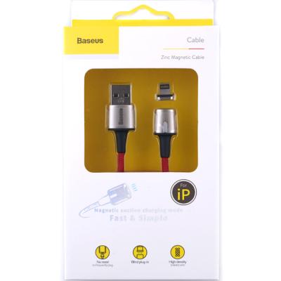 USB дата-кабель Baseus Apple Zinc Magnetic Cable, Lightning, 1.5А, 2 м, CALXC-B09 - інтернет-магазин запасних частин для телефонів та електроніки MaxService