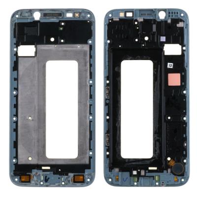 Рамка крепления дисплея для Samsung Galaxy J7 2017, J730F (оригинал (с разборки), синяя)