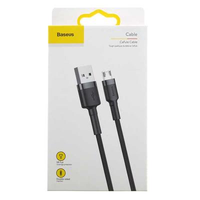 USB дата-кабель Baseus Cafule, micro-USB, 2.4А, 1 м, в нейлоновому обплетенні, CAMKLF-BG1 - інтернет-магазин запасних частин для телефонів та електроніки MaxService