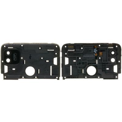 Прижимная планка материнской платы для TECNO POP 4, BC2, с стеклом камеры (черная)