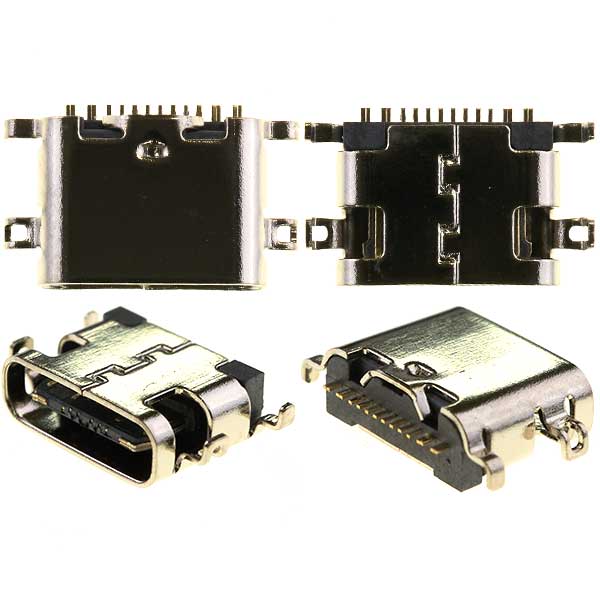Коннектор зарядки для Blackview Tab 8, P6000, Alcatel 1T Smart 8092, USB Type-C - интернет-магазин запасных частей для телефонов и электроники MaxService