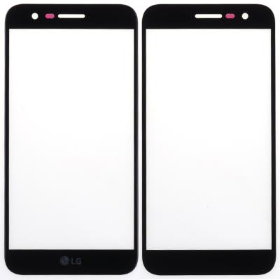 Стекло экрана под переклейку для LG K10 Titan (2017), M250Y, (5,3") (черный)