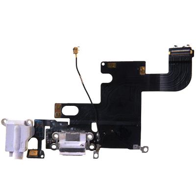 Шлейф коннектора зарядки iPhone 6, с коннекторм наушников, с микрофоном - интернет-магазин запасных частей для телефонов и электроники MaxService