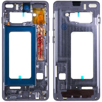 Рамка крепления дисплея для Samsung Galaxy S10 Plus (оригинал, Black)