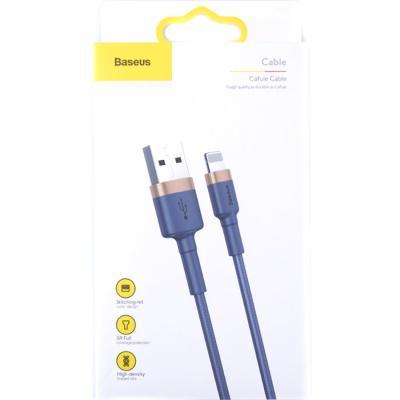 USB дата-кабель Baseus Cafule Apple Lightning, 2.4А, 1 м, в нейлоновому обплетенні, CALKLF-BV3 - інтернет-магазин запасних частин для телефонів та електроніки MaxService