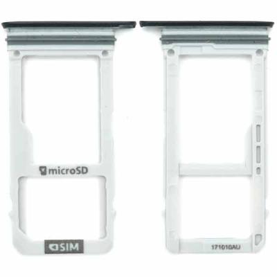 Лоток | Держатель SIM карты для Samsung Galaxy A3 (2017), A320, A320F (One SIM, Black)