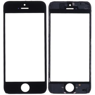 Стекло экрана под переклейку iPhone 5c, с рамкой - интернет-магазин запасных частей для телефонов и электроники MaxService