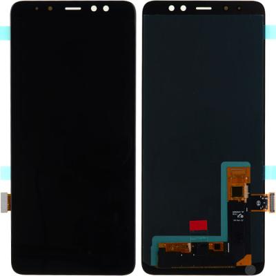 Дисплей для Samsung Galaxy A8+ 2018 A730F, с сенсорным экраном (OLED, черный)