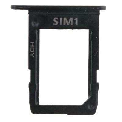 Лоток | Держатель SIM карты для Samsung Galaxy J6 (2018), J600, J600F (Sim1, черный)