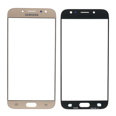 Стекло экрана под переклейку для Samsung Galaxy J7 2017 J730, J730, (5,5") (золотой)