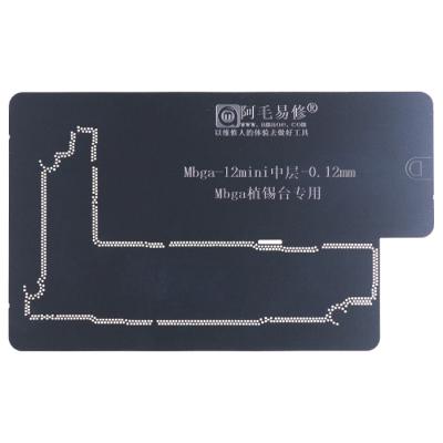 Трафарет Amaoe BGA iPhone 12 mini, 0.12mm, міжплатний - інтернет-магазин запасних частин для телефонів та електроніки MaxService