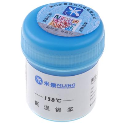Паяльная паста MiJing MJ-138A (35г) 138°C - интернет-магазин запасных частей для телефонов и электроники MaxService