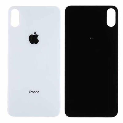 Задняя крышка для iPhone Xs (большой вырез камеры, White)