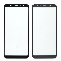 Стекло экрана под переклейку для Samsung Galaxy A6+ Plus 2018 A605, (6") (черный)