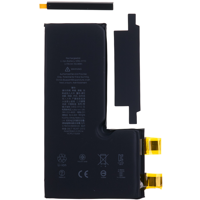 Аккумулятор Doraymi для iPhone 11 Pro Max (Li-ion, 3969mAh, 3.79В), без микросхемы - интернет-магазин запасных частей для телефонов и электроники MaxService
