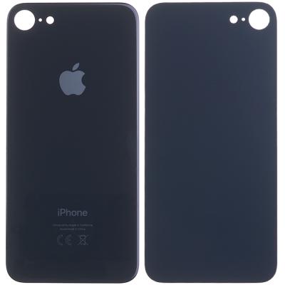 Задняя крышка для iPhone 8 (большой вырез под камеру, Space Gray)