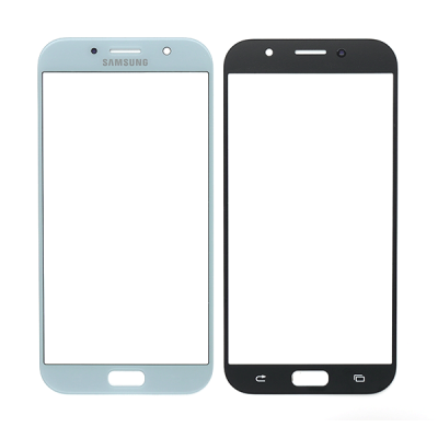 Стекло экрана под переклейку для Samsung Galaxy A7 2017 A720F, (5,7") (синее)