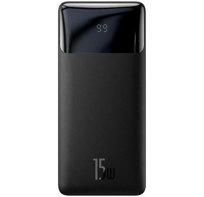Power Bank Baseus Bipow 30000mAh 15W (PPDML-K01) Black - інтернет-магазин запасних частин для телефонів та електроніки MaxService