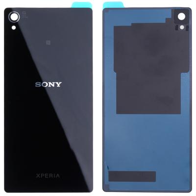 Задня панель корпусу Sony D6603 Xperia Z3, D6633 Xperia Z3 DS, D6643 Xperia Z3, чорна - інтернет-магазин запасних частин для телефонів та електроніки MaxService
