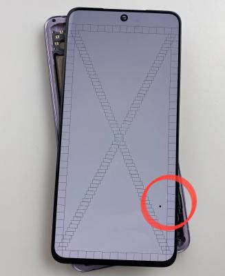 Дисплей для Samsung Galaxy S21 FE G990, без рамки, оригинал (переклеен), с дефектом - интернет-магазин запасных частей для телефонов и электроники MaxService